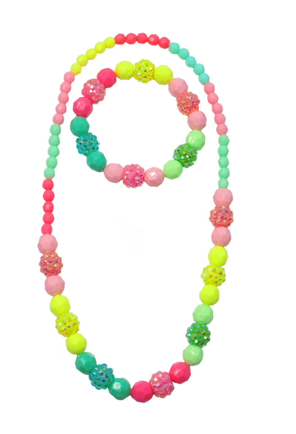 Vividly Vibrant Necklace and Bracelet Set