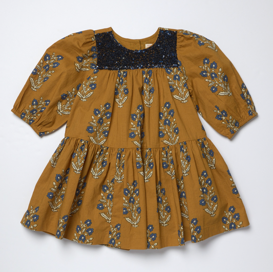 *PRE-ORDER* Girls Fiona Dress- Harvest Dewdrop