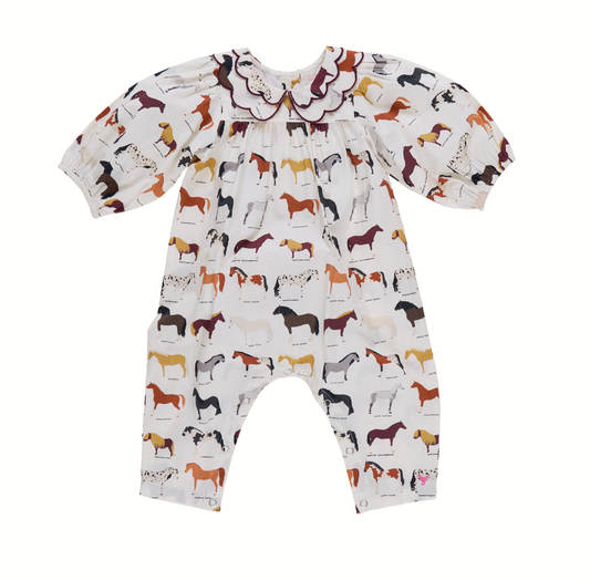 *PRE-ORDER* Baby Girls Darcy Jumper- Horse Breeds