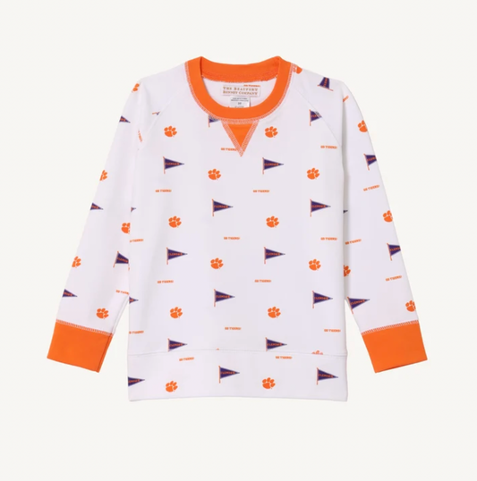 Cassidy Comfy Crewneck (boys) Tiger Triumph