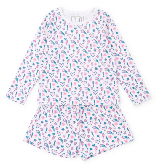 Sophie Girls' Short Set - Cosmic Crush