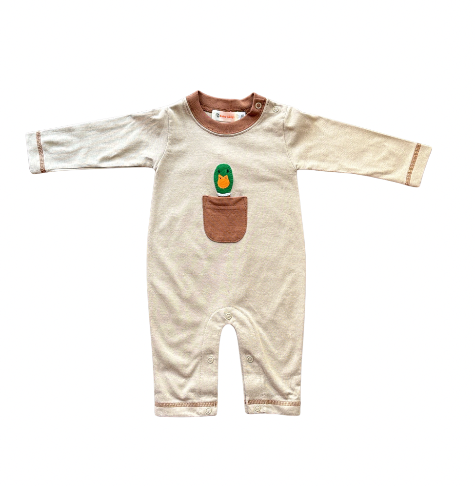Mallard Head Pocket Romper