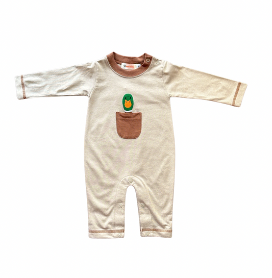 Mallard Head Pocket Romper