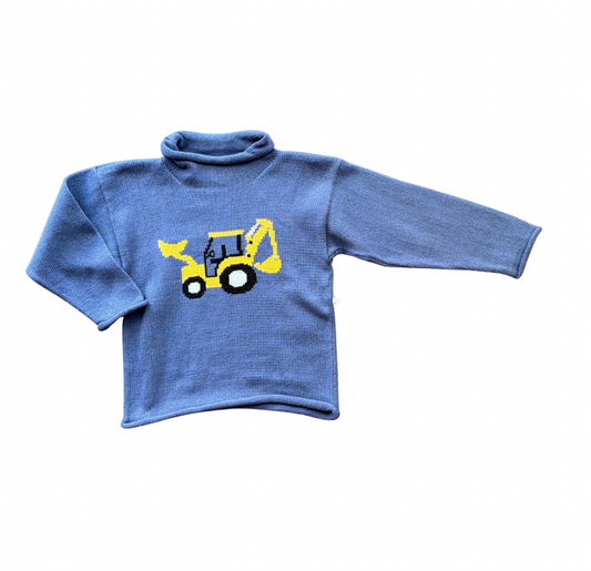 Rollneck Sweater- Backhoe