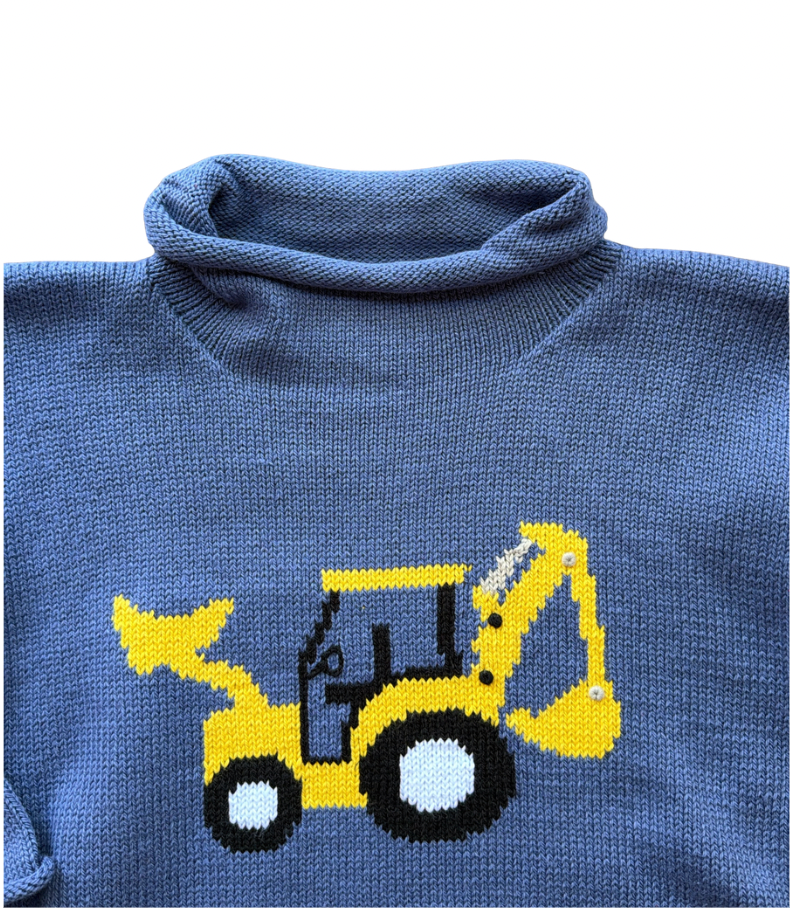 Rollneck Sweater- Backhoe