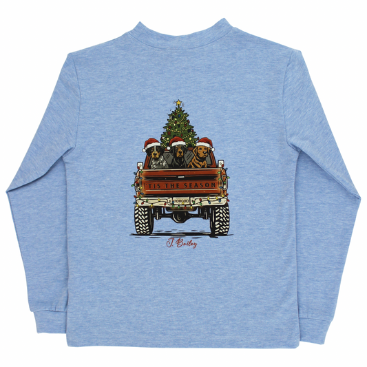 LS Logo Tee- Christmas Pups