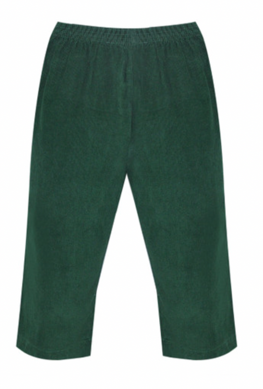Christmas Green Cord Jackson Pant