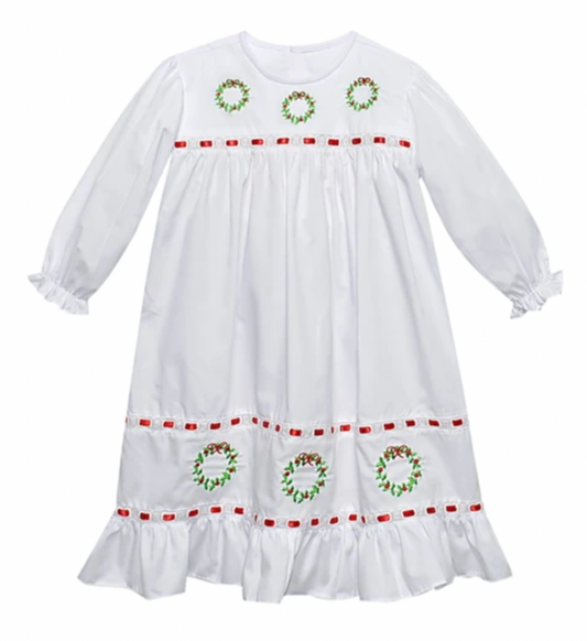 Clementine Gown-Christmas Wreath