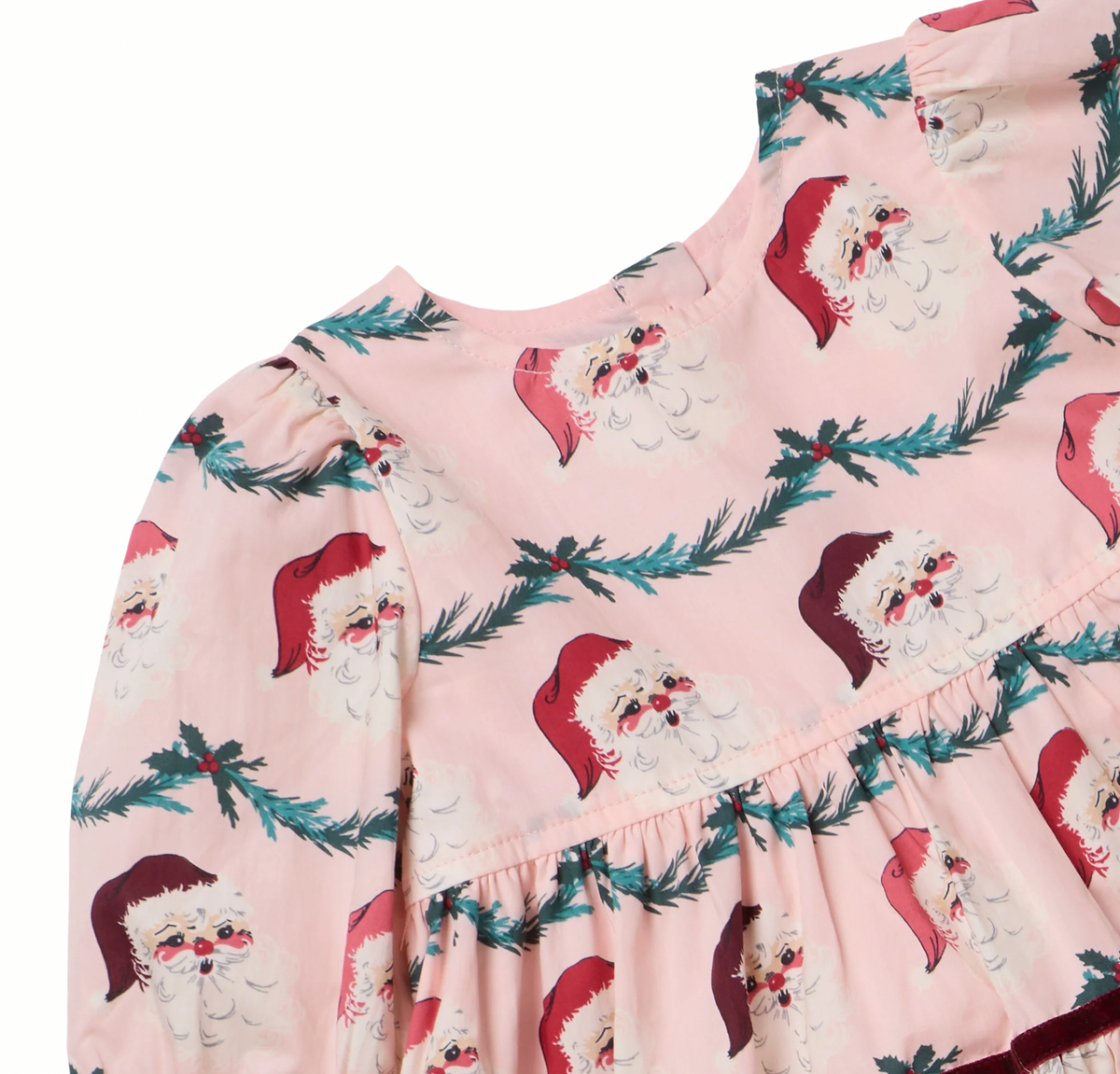 *PRE-ORDER* Girls Maribelle Dress- Santa Garland