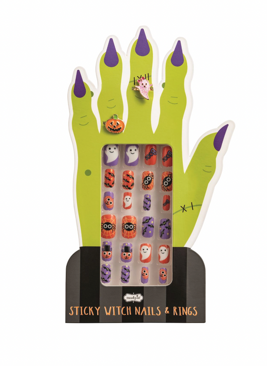 Black Halloween Nail Set