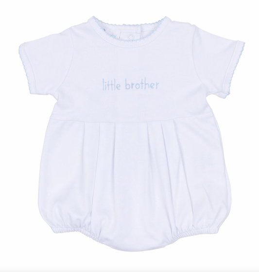 Little Brother Embroidered Bubble