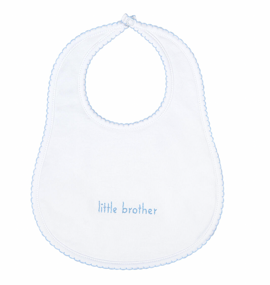 Little Brother Embroidered Bib