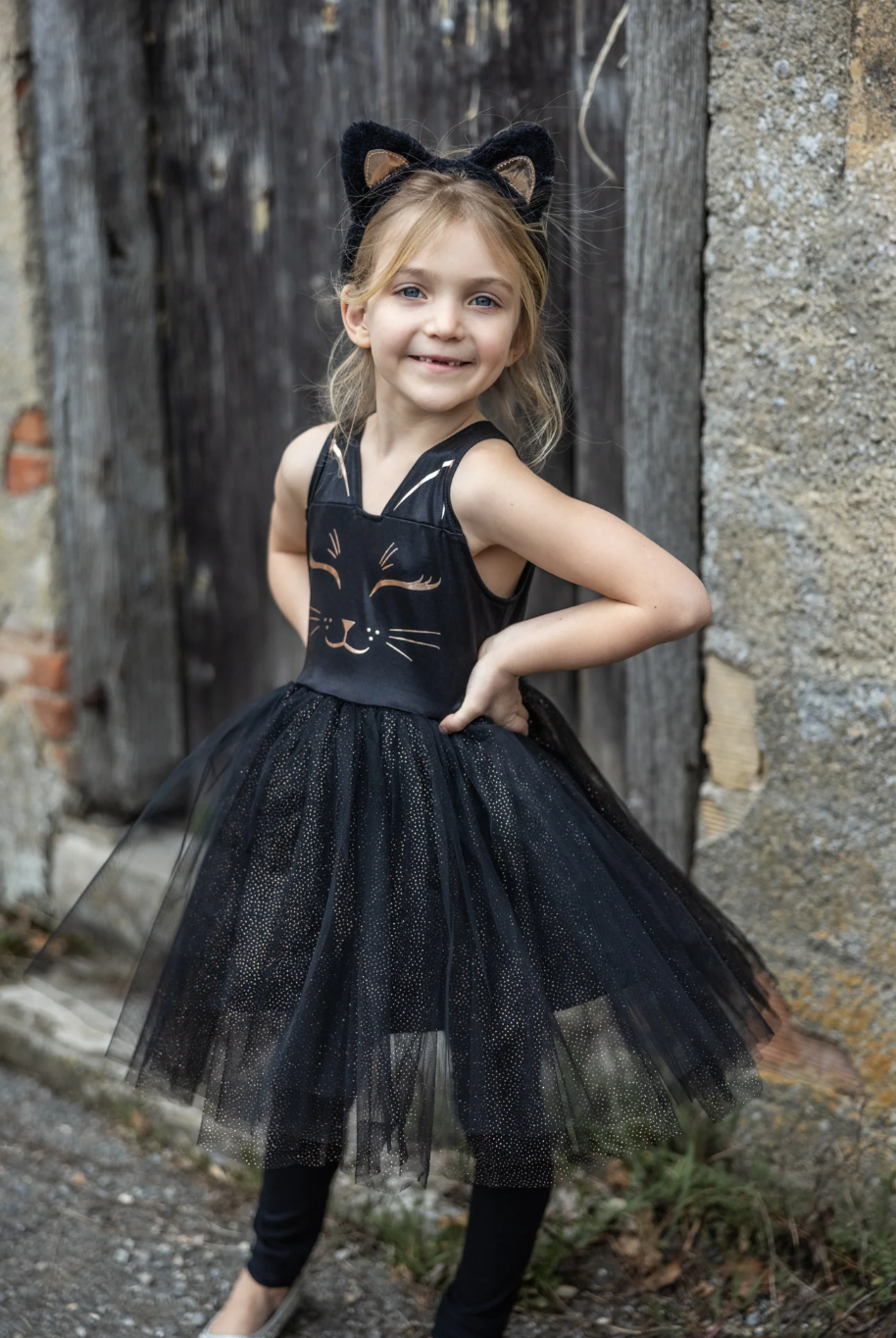 Black Cat Dress & Headpiece