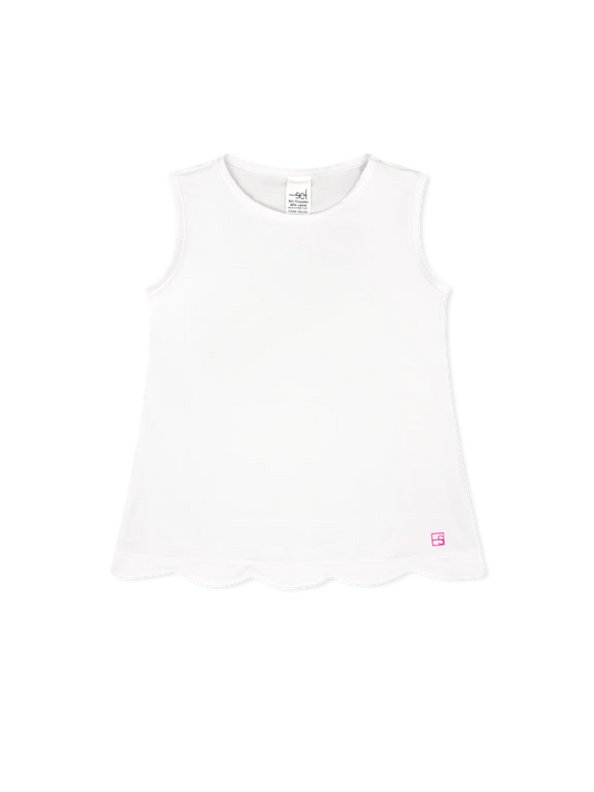 Tori Tank Scallop - Pure Coconut