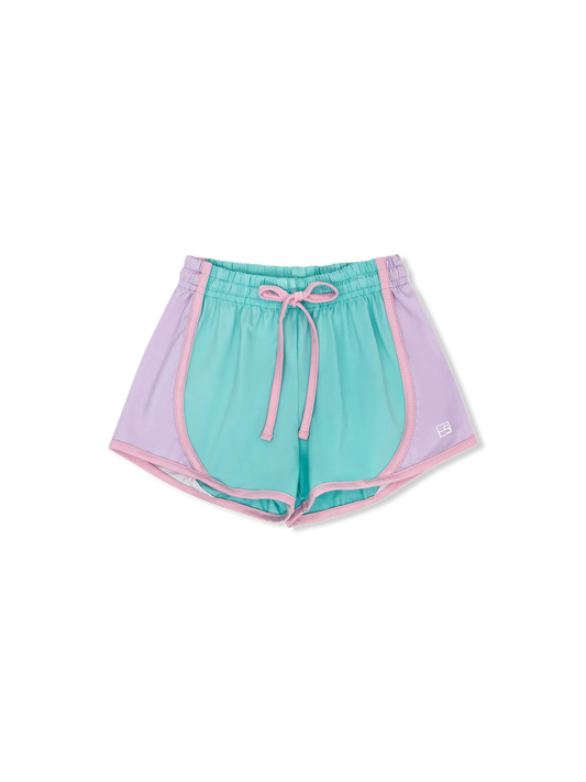 Elisa Short - Cotton Candy Pink/Blue/Pure Coconut