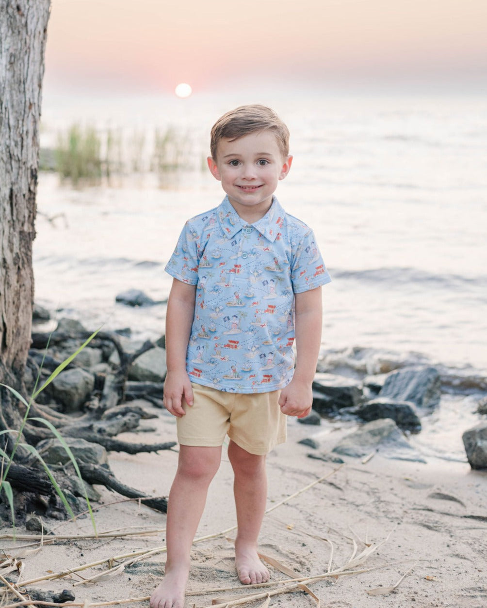 *PRE-ORDER* Shipwrecked Polo Short Set