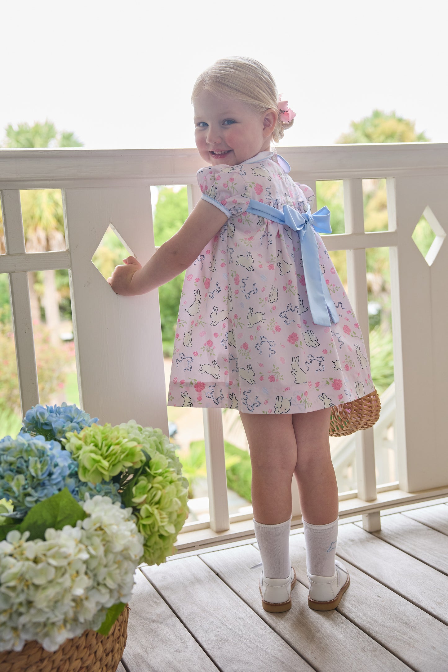SS Natalie Dress - Bunny Blooms