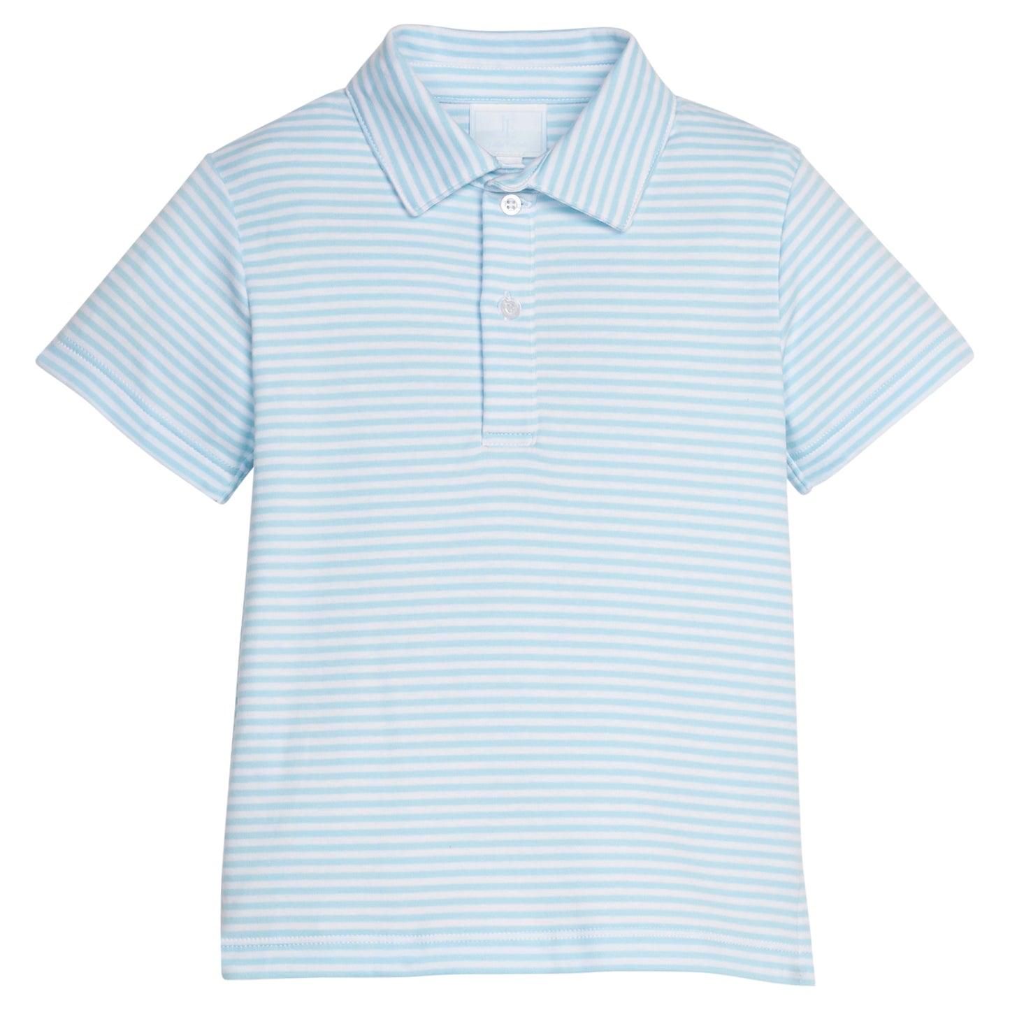 Short Sleeve Polo - Sky Stripe
