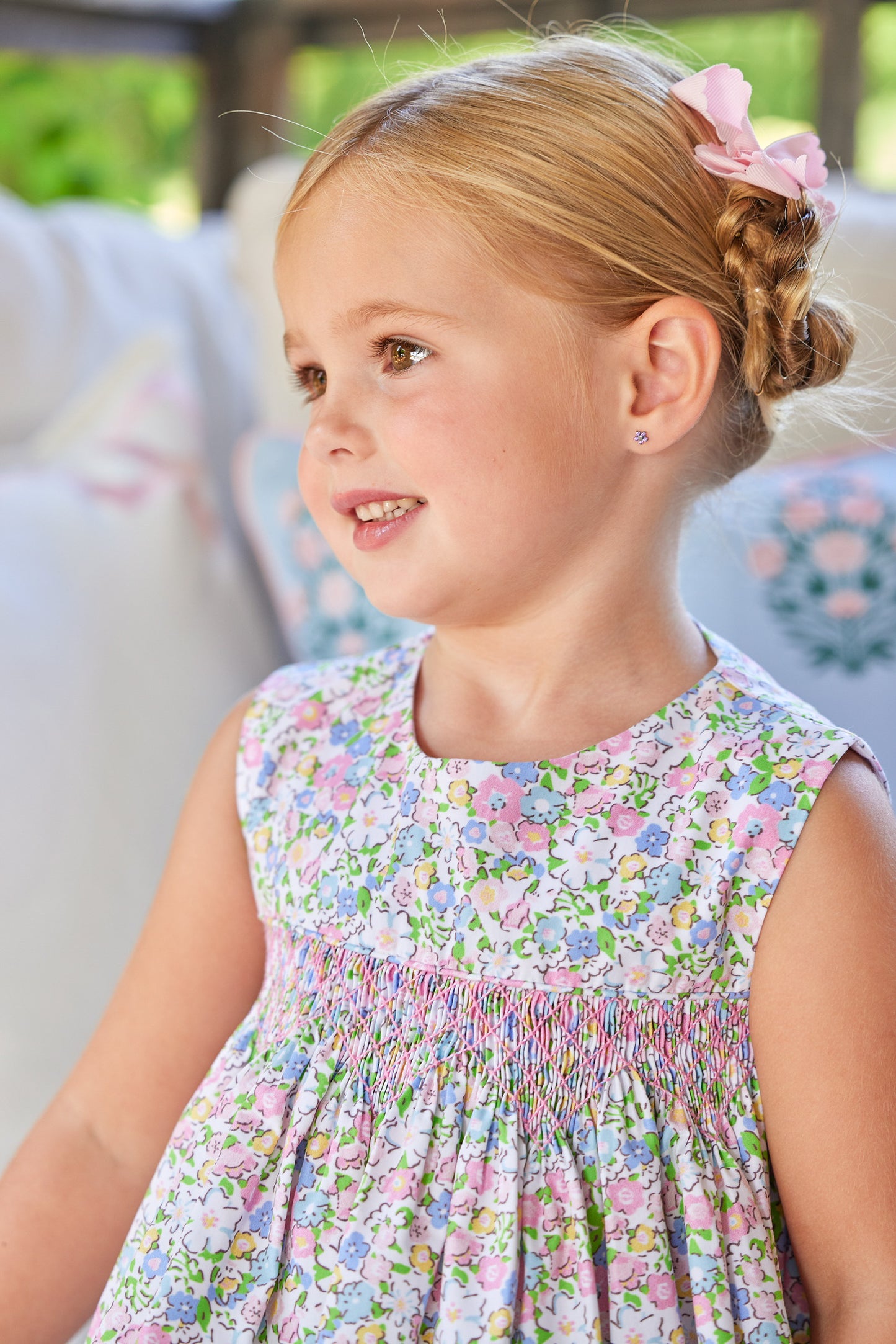 Simply Smocked Dress - Cheekwood Floral