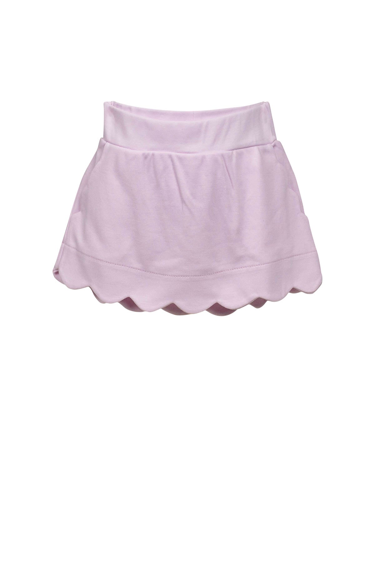 *PRE-ORDER* Pink Pima Scallop Skort