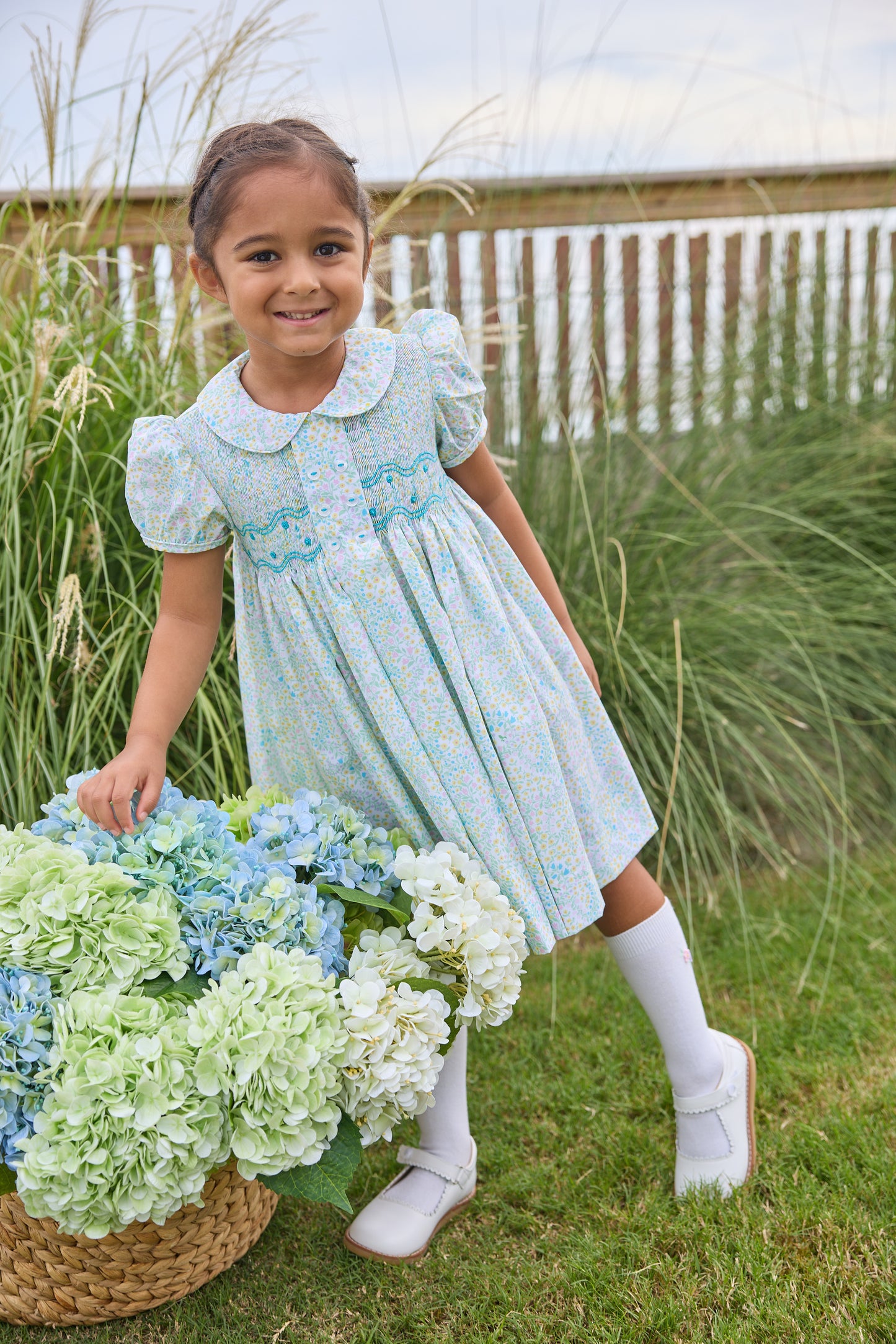 Smocked Bridget Dress - Briarcliff Floral