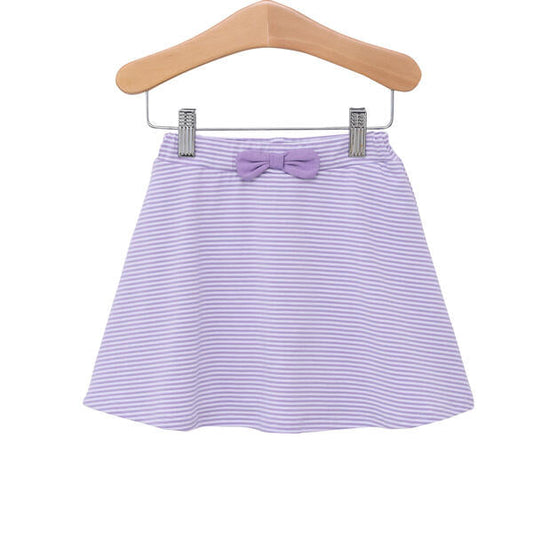 Suzy Skort- Lavender Stripe