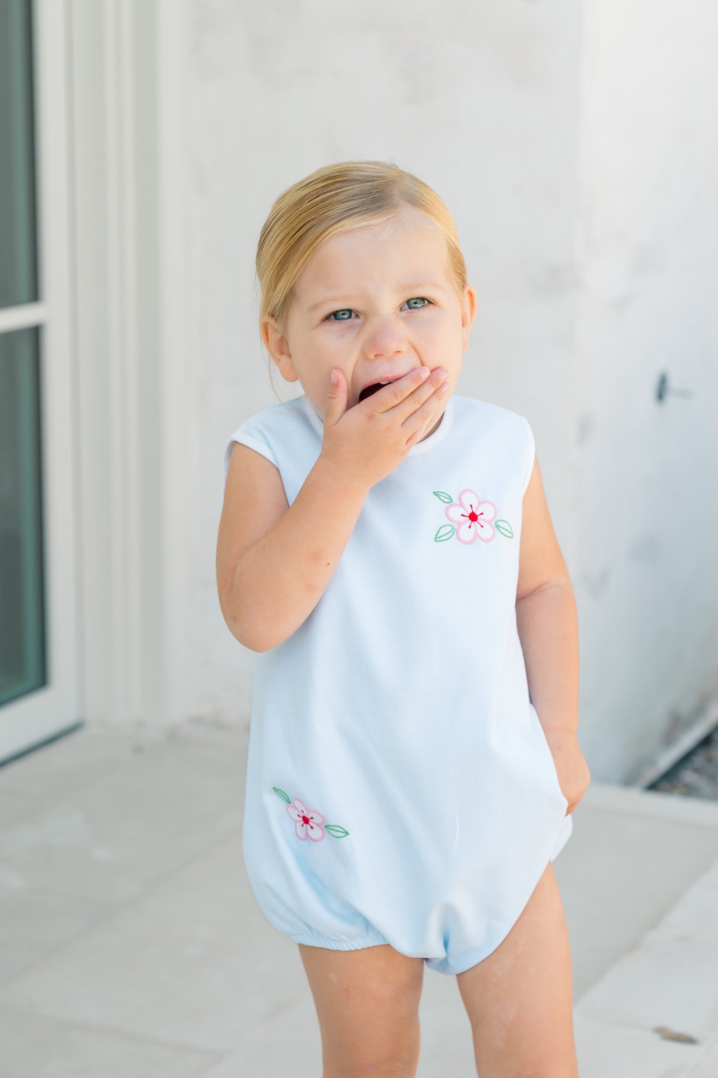 Sybil Blue Sleeveless Girl Bubble