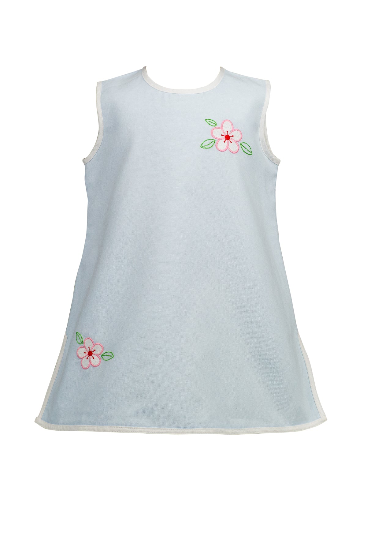 Sybil Blue Sleeveless Girl Dress