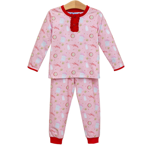 Milk & Cookies Pink Lounge Set