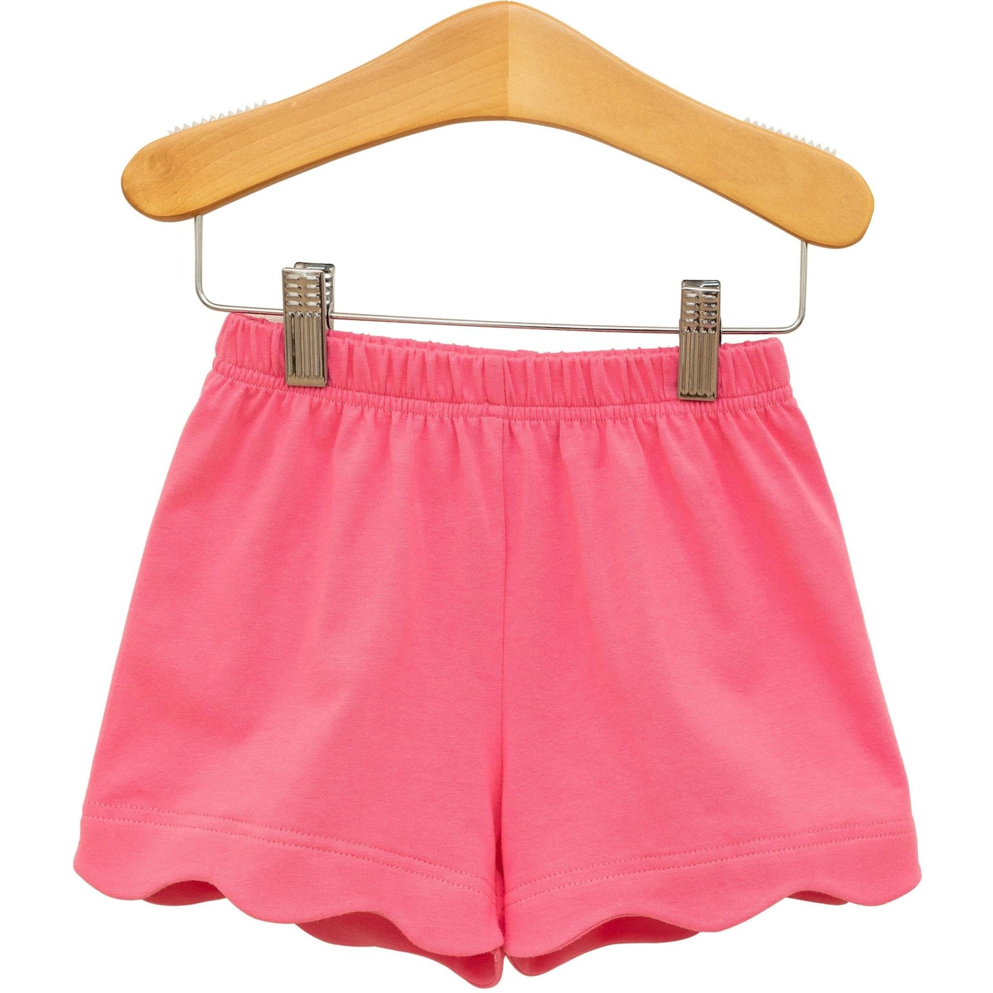 Scallop Shorts - Dark Pink