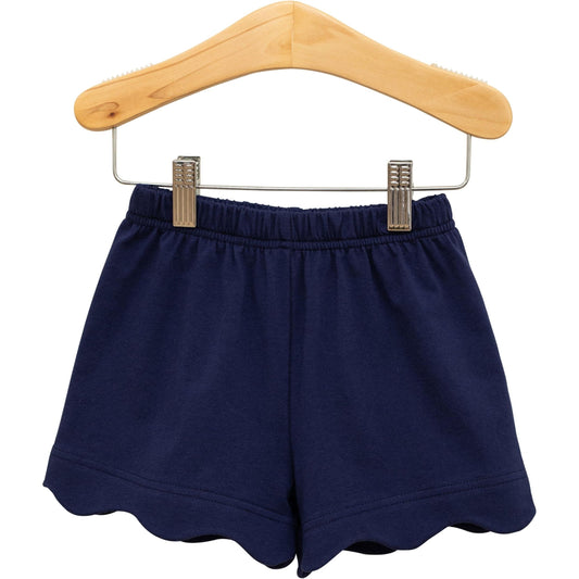 Scallop Shorts - Navy
