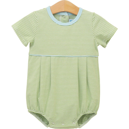 Bentley Bubble - Green Stripe/Light Blue