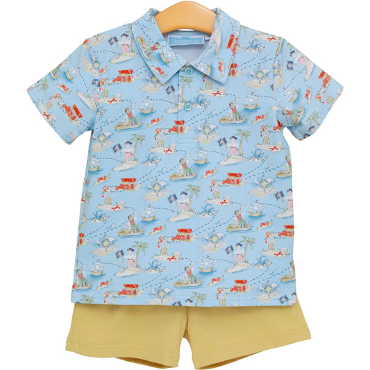 *PRE-ORDER* Shipwrecked Polo Short Set