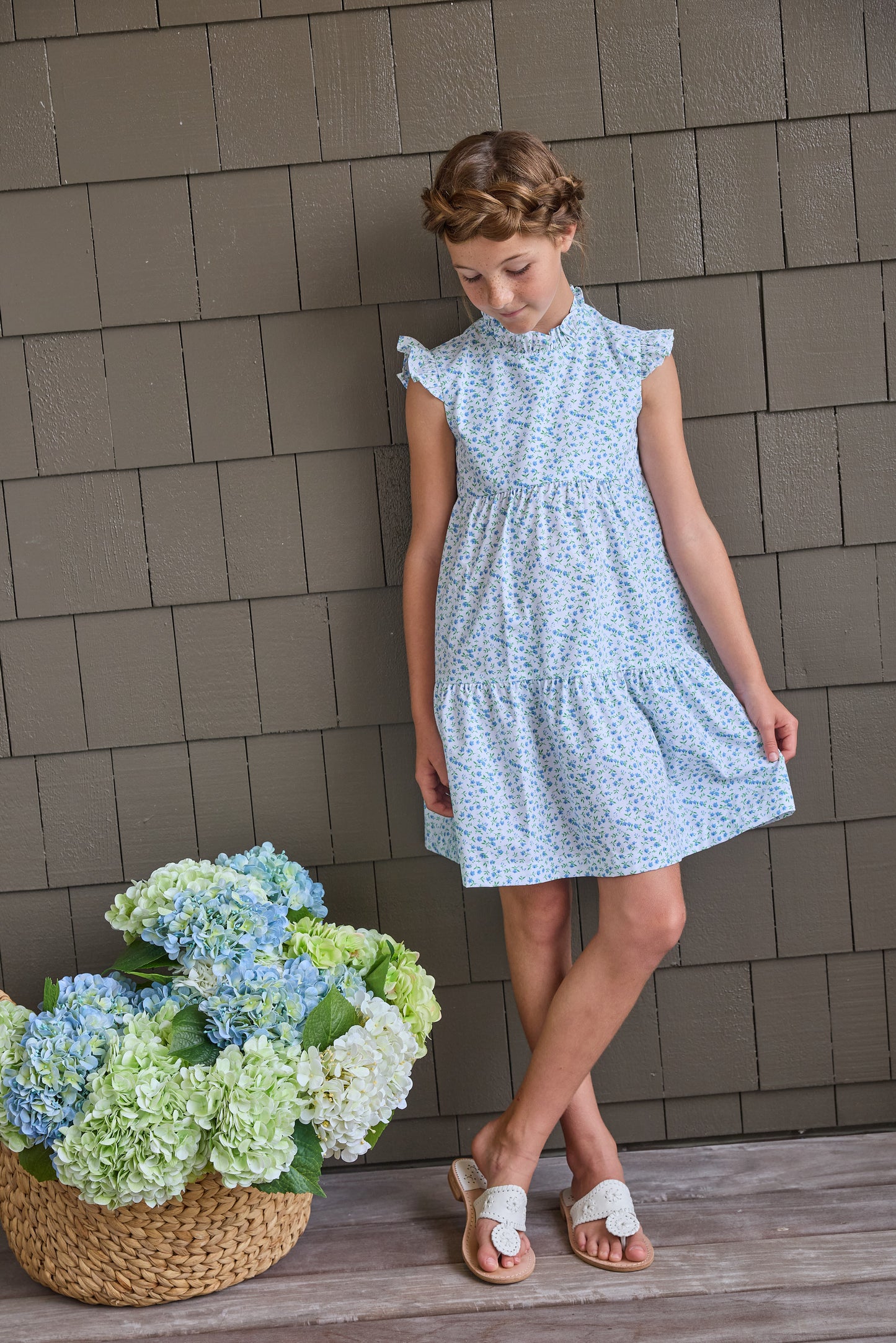 Tiered Charleston Dress - Mayfair Floral