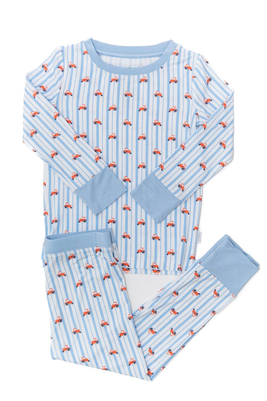 Tractors Pajama 2PC Pajama Set