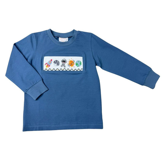 Out Of This World Smocked LS Shirt