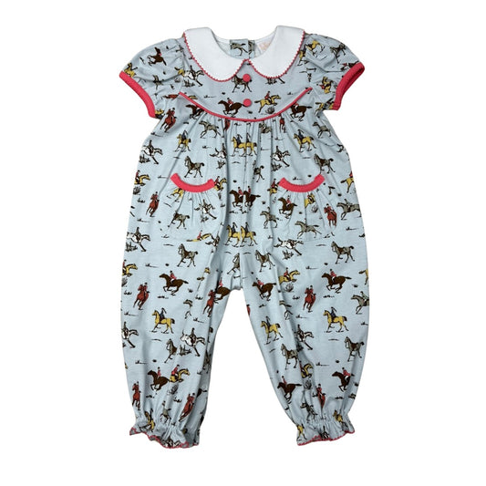 Claire Bubble Romper - Steeplechase