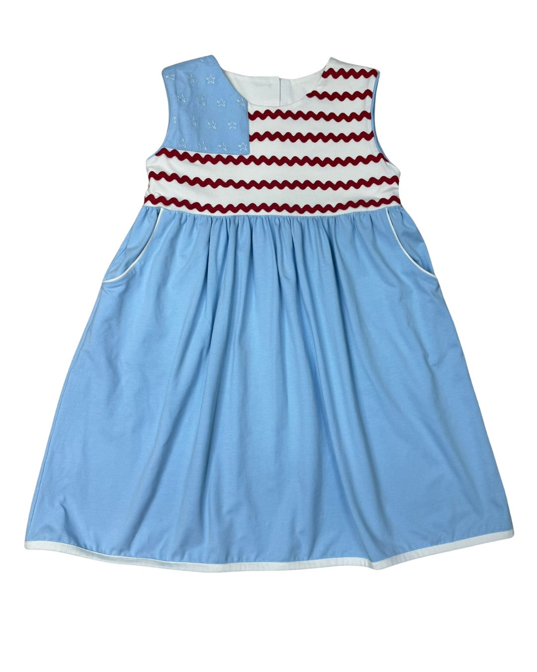Ric Rac & Stars Flag Dress