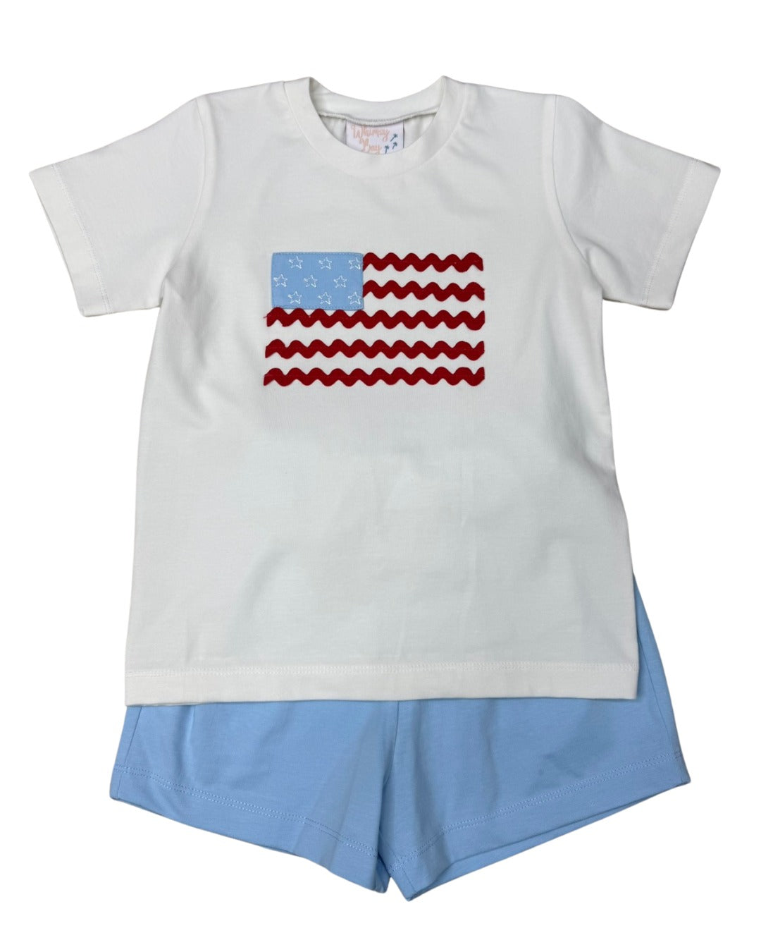 Ric Rac & Stars Flag Short Set