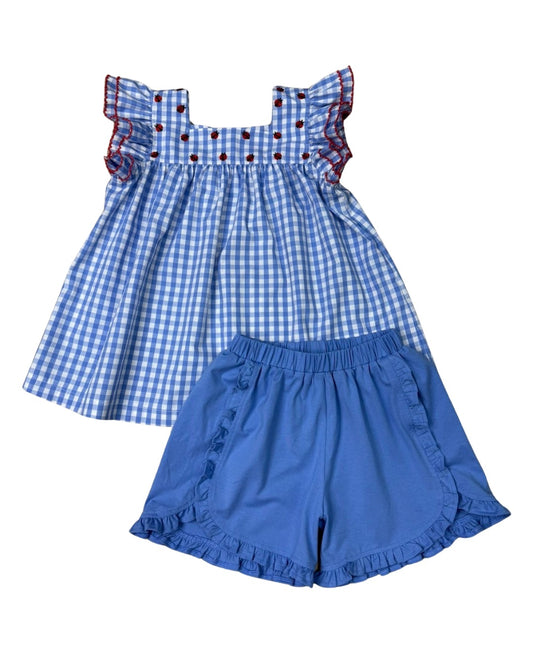 Ladybug Flutter Short Set