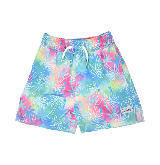 Wesley Swim Shorts - Palm Paradise Blue