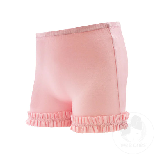 Ruffle Wundershorts in Light Pink