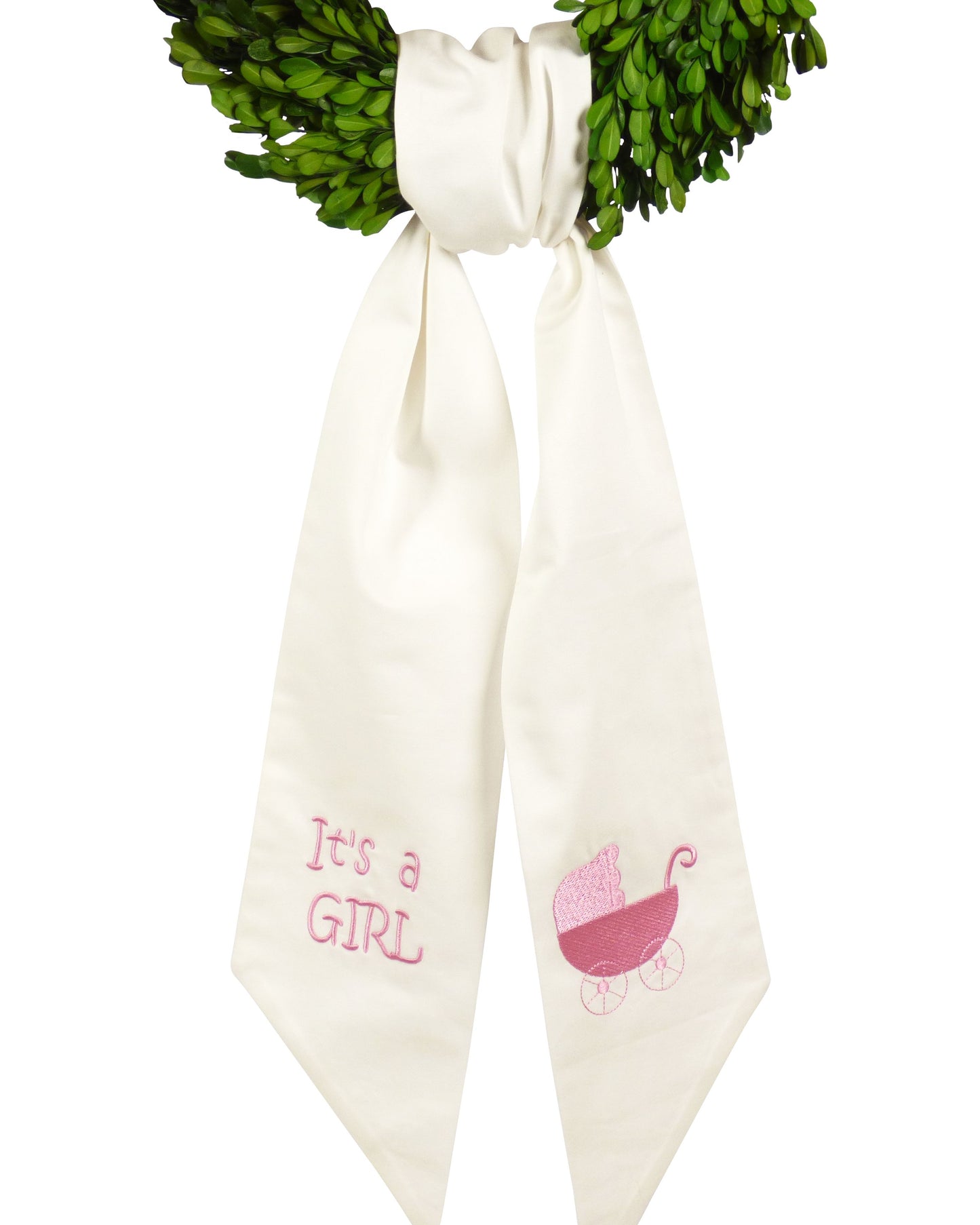 Wreath Sash - It's a Girl