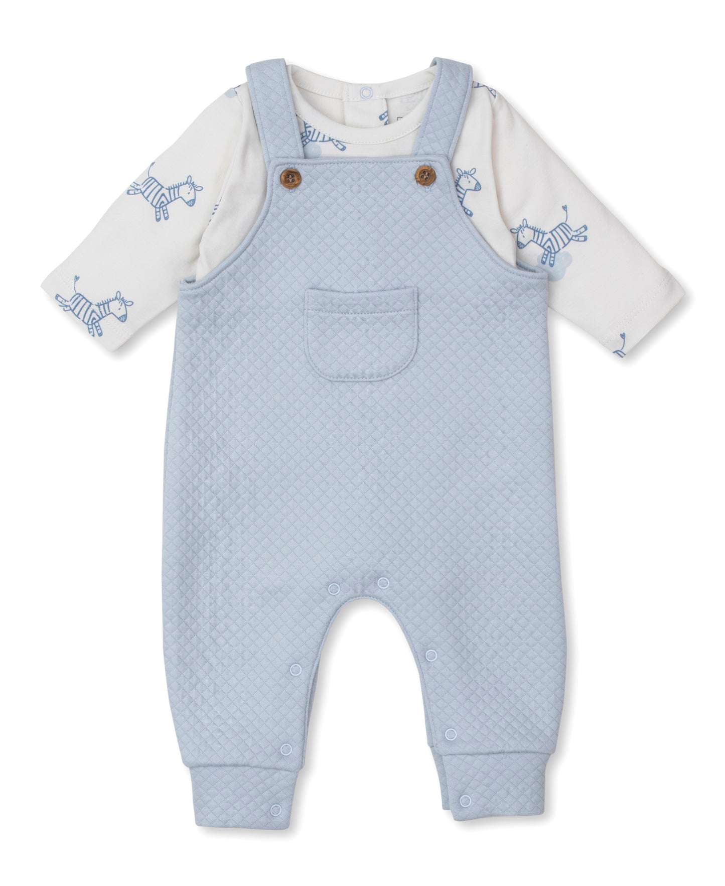 Light Blue Overall Zebra Set