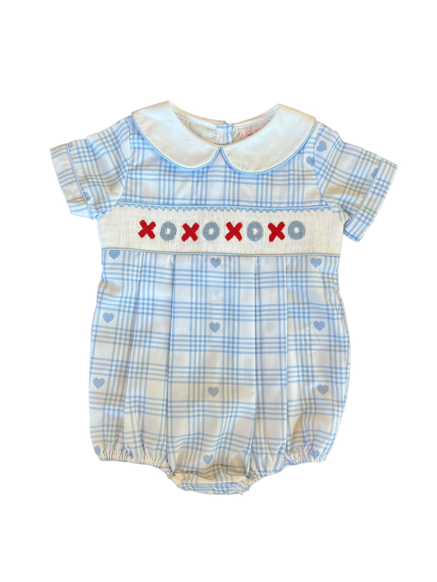 XOXO Smocked Boy Bubble