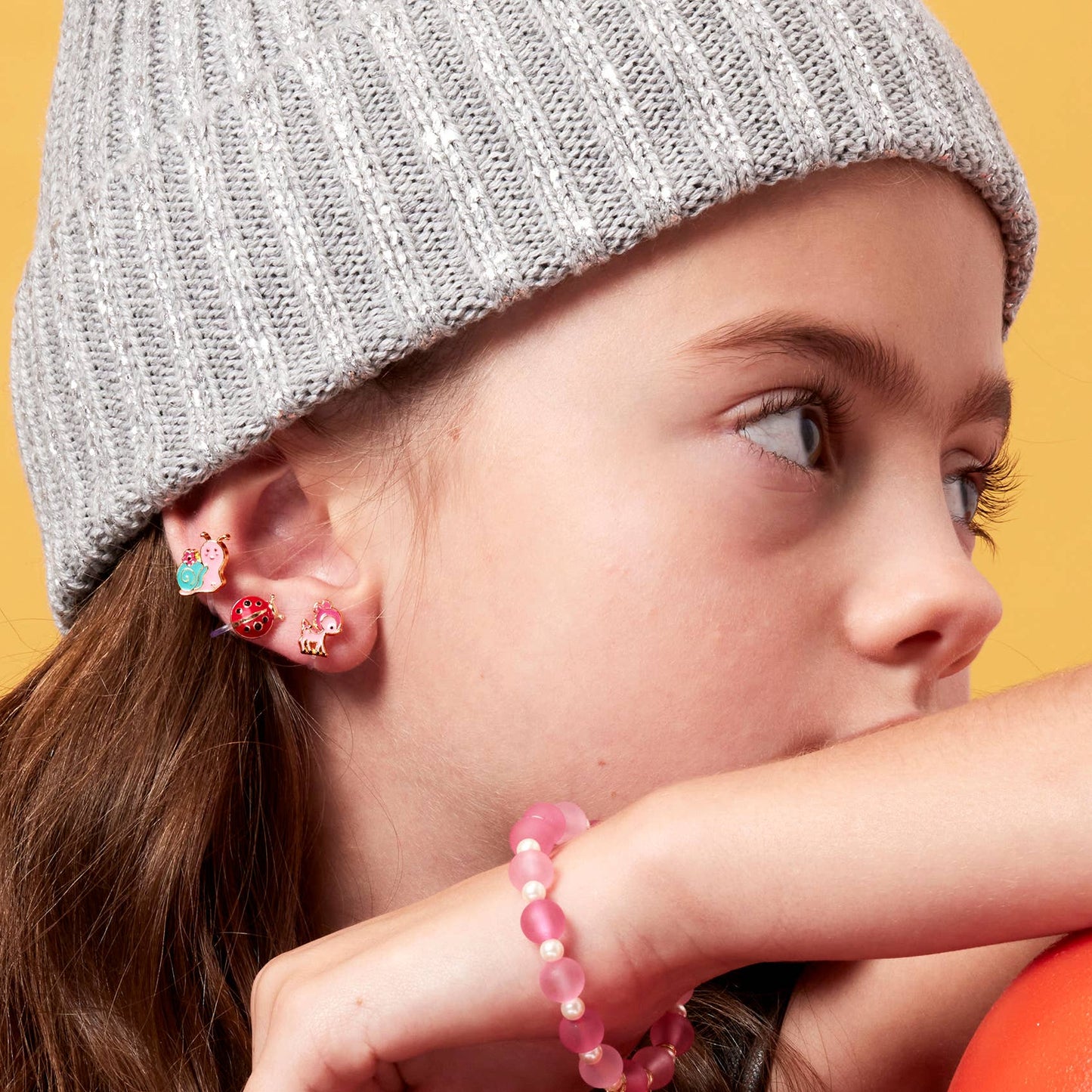 CLIP ON Cutie Earrings | Little Ladybug