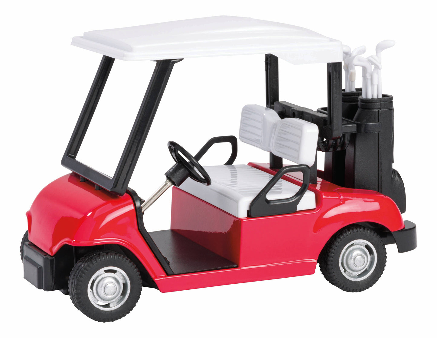 Toysmith Pull-Back Golf Cart-Toy Car, Die Cast