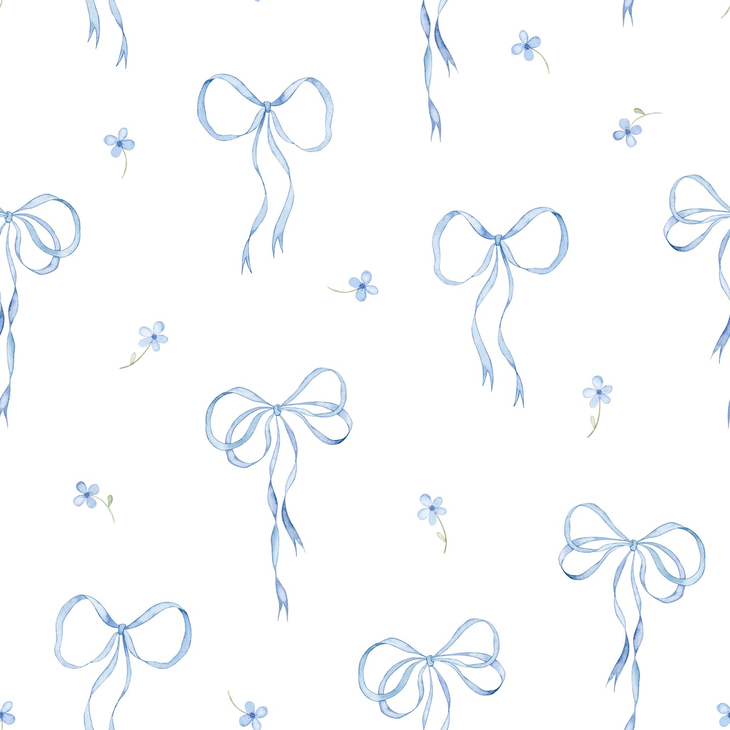 *PRE-ORDER* Sidney Sweatshirt - Blue Bows Knit