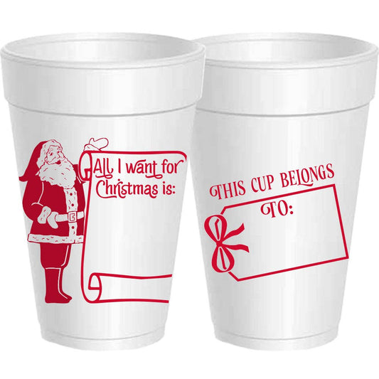 This Cup Santa List - 10 pack