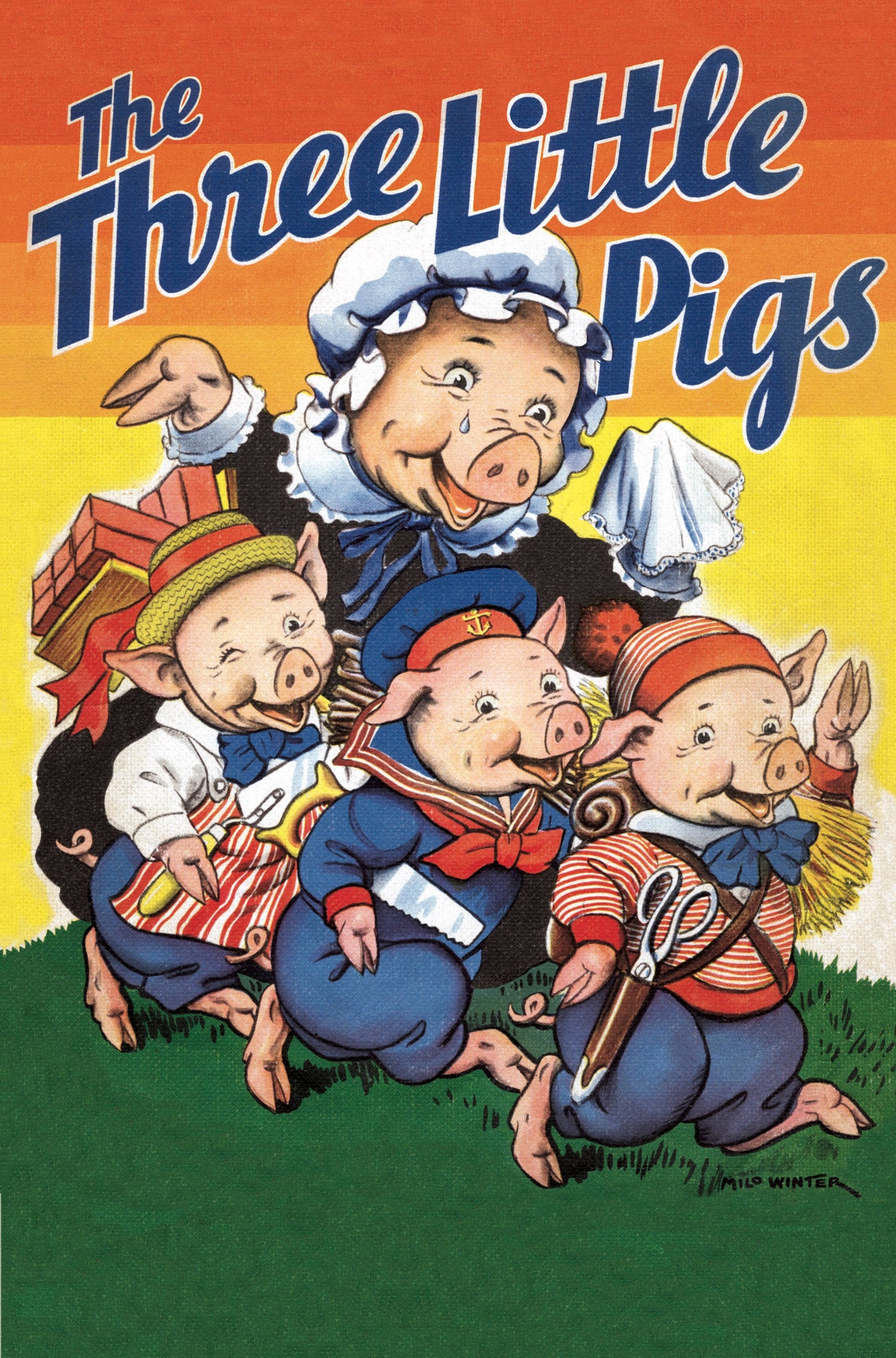 The Three Little Pigs Children's Shape Book